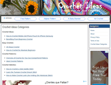 Tablet Screenshot of crochetidea.com